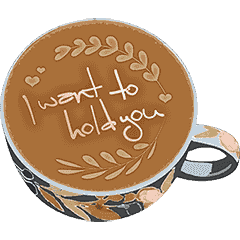 I want to hold you + Whisper = Latte Art