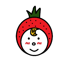 stickers of strawberry