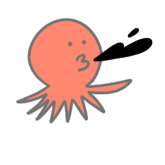 octopus "tako-chuchu" stickers!