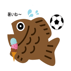 Let's enjoy soccer with TAIYAKI