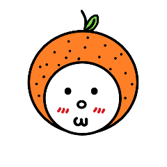 stickers of orange