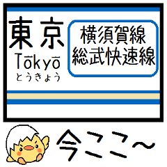 Information station name on YokosukaLine