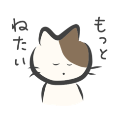 A sleepy cat