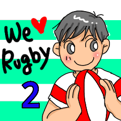 Very Cute Rugby Stickers!2