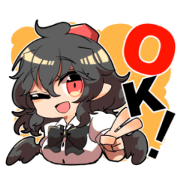 Touhou Project gocyamaze Sticker