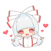Touhou Project mokou sticker