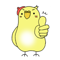 cute parakeet stickers to your reply