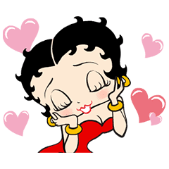 Sexy Betty Boop Line Stickers Line Store