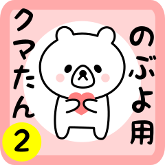 Sweet Bear sticker 2 for nobuyo