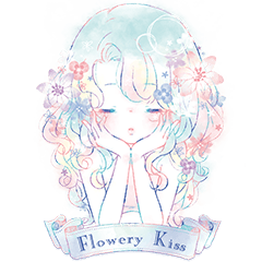 Flowery Kiss Stickers