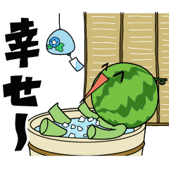 Suika Taro In The Summer Revised Ver Line Stickers Line Store