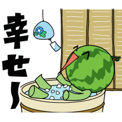 Suika Taro In The Summer Revised Ver Line Stickers Line Store