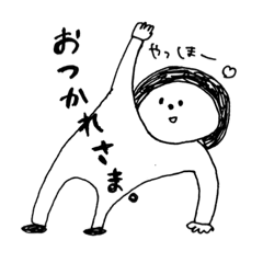 ちゃら書き挨拶スタンプ集