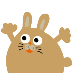 rabbit Sticker Sticker – Stickers LINE | LINE STORE