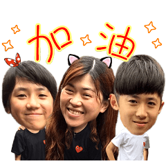 花媽寶貝boy and girl