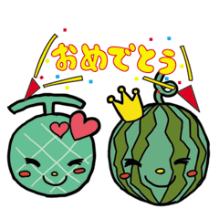 Ms.melona and Mr.suicaman