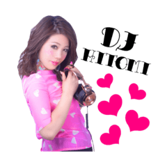 fortune teller DJ HITOMI sticker