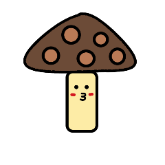 stickers of mushroom