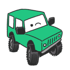 かわいいくてゆるい四駆の車たち Line スタンプ Line Store かわいいくてゆるい四駆の車たち Line スタンプ Line Store