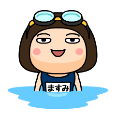 Masumi wears swimming suit