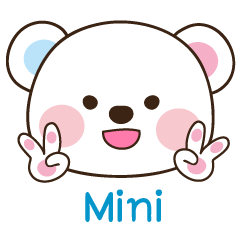 Milky Bear Emoji Mini