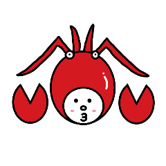 stickers of lobster