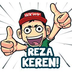 Reza Bro Gaul  Name Sticker LINE stickers LINE STORE