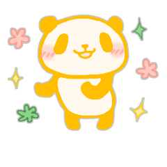 Happy yellow panda 2