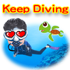 Keep Diving- scuba
