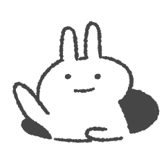 a white rabbit Usami