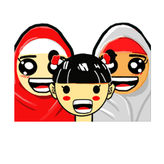 cici,ayu,and jasmine