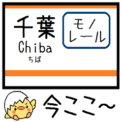 Inform station name of Chiba Monorail2