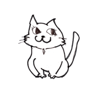 Cute sleepy cat stickers