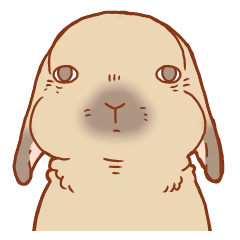 Lop-eared Rabbit Sticker