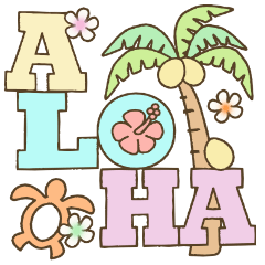 Hawaiian adult sticker9
