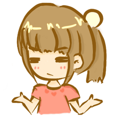 Cute girl pink