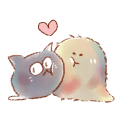 Fluffy Ghost & Whimsy Cat