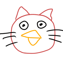 cat and bird kakikukeko