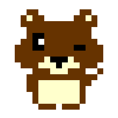 Pixel art Bear