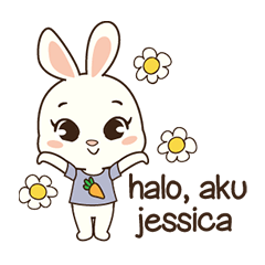 Sticker Nama : Jessica