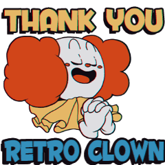 Retro clown