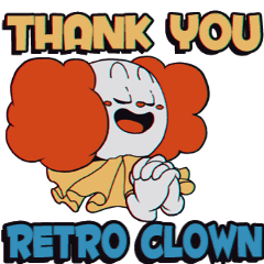 Retro clown