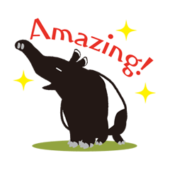 Tapirus indicus sticker fou English