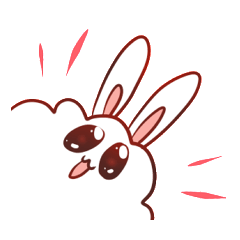 Soft cotton candy rabbit