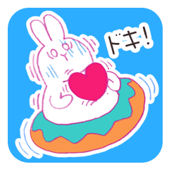 Rabbit of the float usable every day-J-
