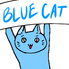 BLUE CAT GOES!