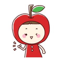 Apple Girl Tsugaru Dialect Line Stickers Line Store