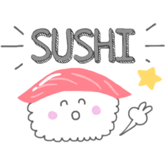 sushi's lovely sticker