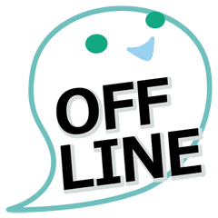 I am offline now – LINE 스티커 | LINE STORE