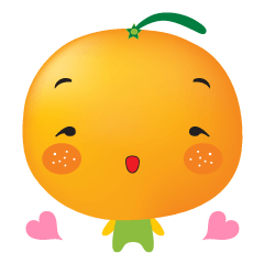 A fresh tangerine